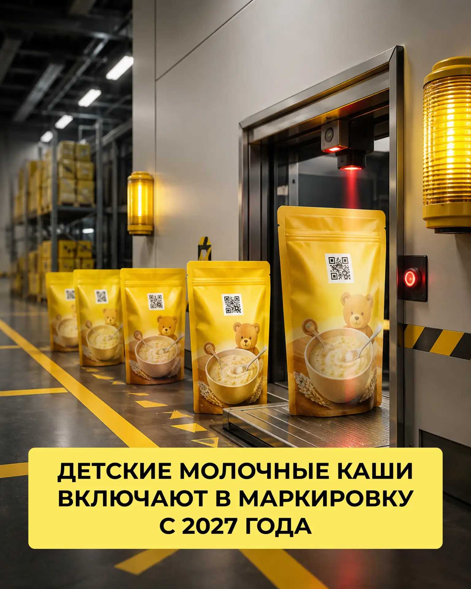 Кашу заварили — теперь маркируем🥣