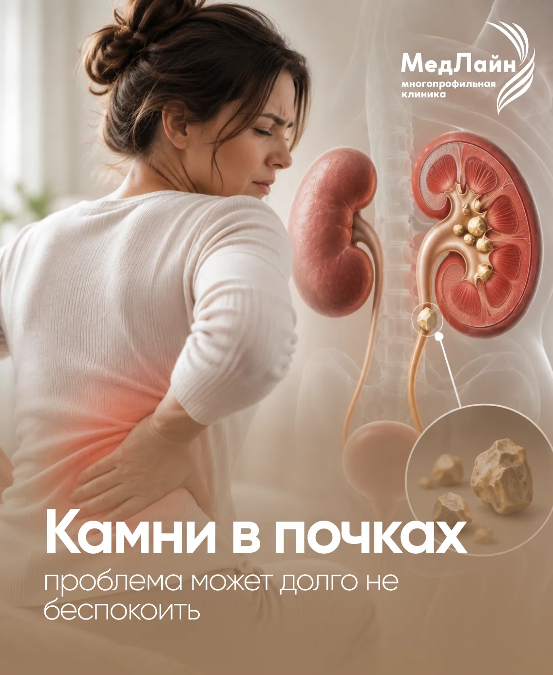 🩺 Камни в почках: проблема может долго не беспокоить