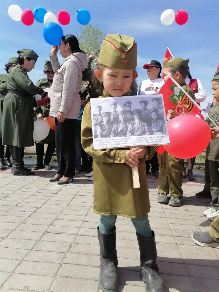 Воспитанница младшей группы "Радуга" Монгуш Оэлун Алдын-ооловна