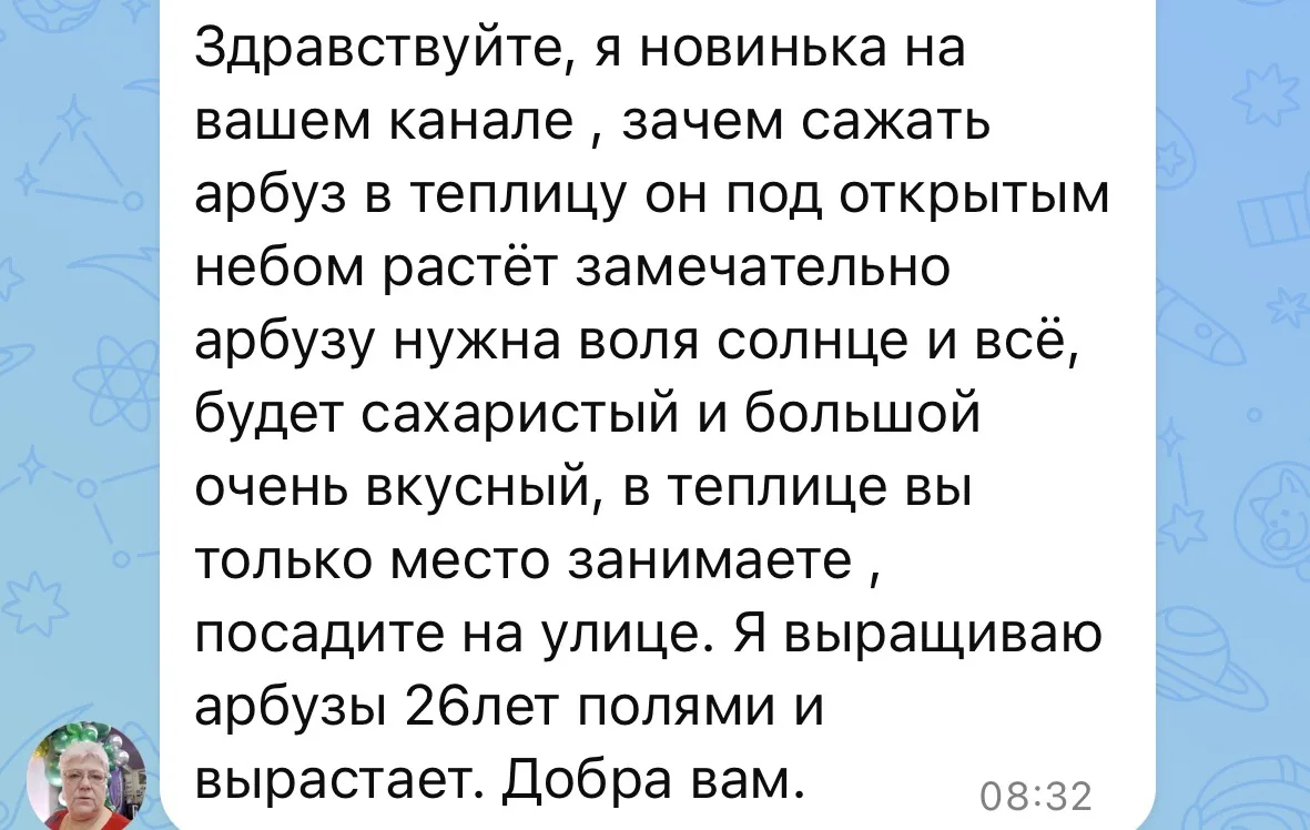 Отвечаю на самый частый вопрос про выращивание арбузов в теплице⬇️