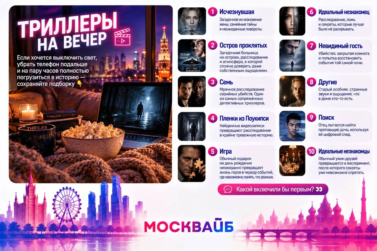 🖤 Триллеры на вечер