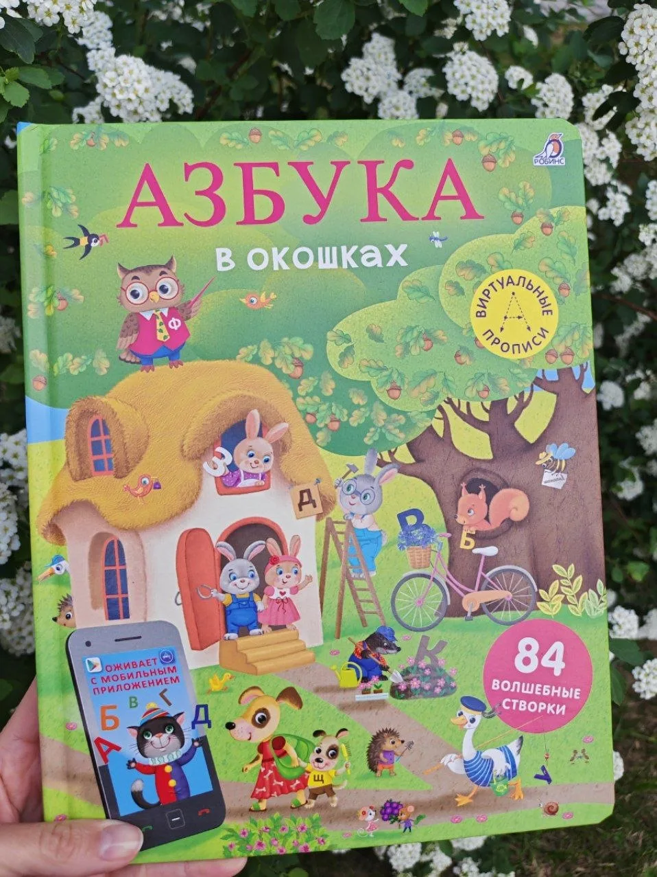 Очень красивую азбуку мы нашли у издательства Робинс   Азбука в окошках (3+)    На 8 красочных темат