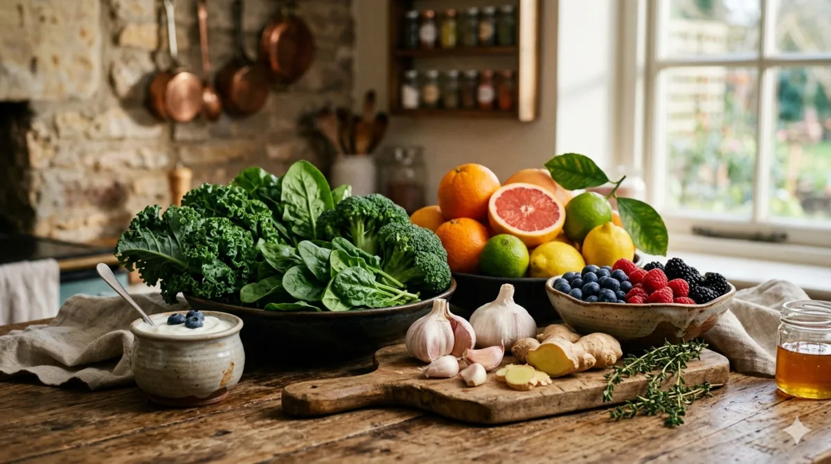 🥬 Продукты, полезные для иммунитета