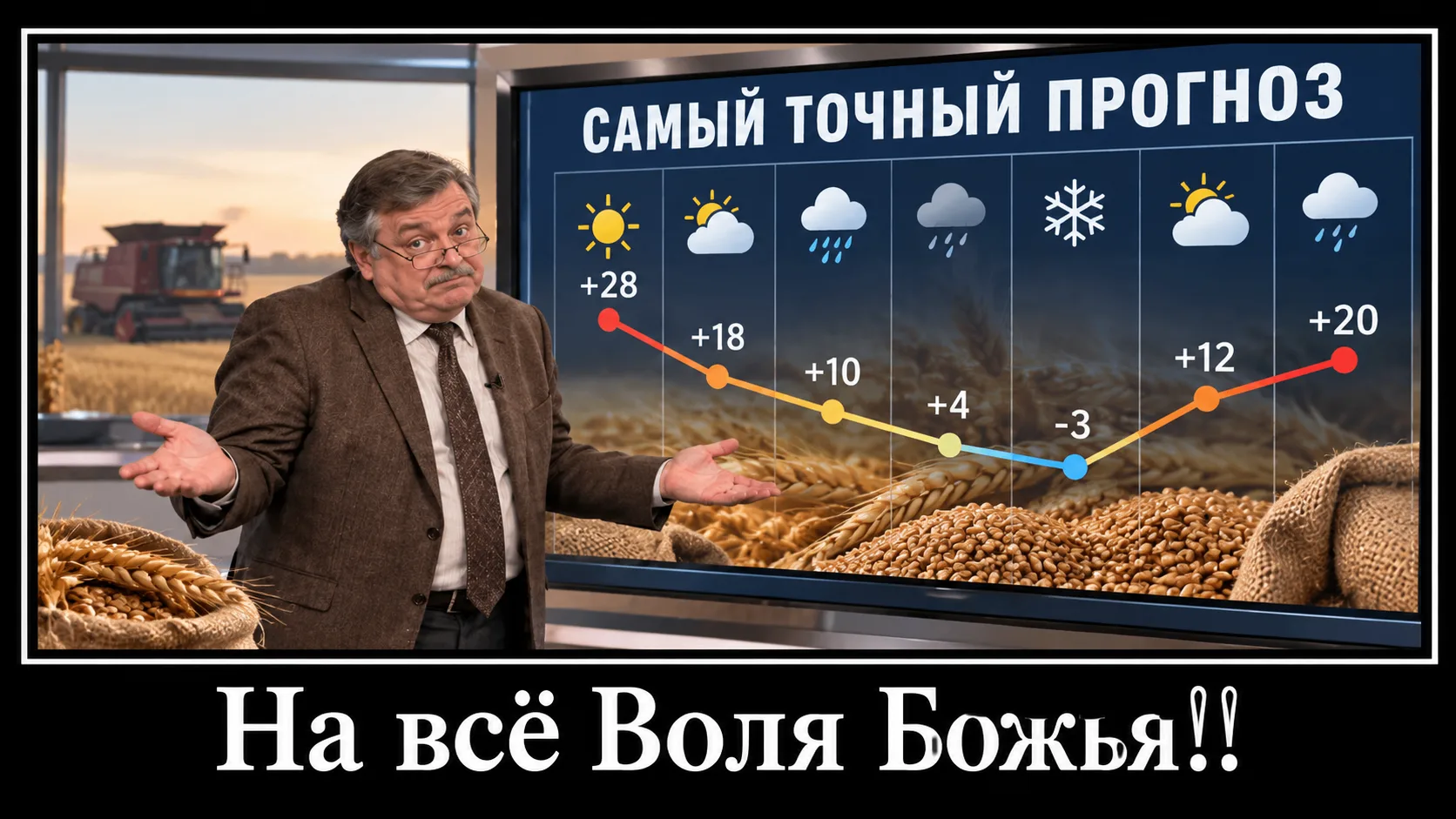 В ПРОГНОЗЕ УРОЖАЯ: ЗЕРНО В ПЛЮСЕ, ПОДСОЛНЕЧНИК В МИНУСЕ