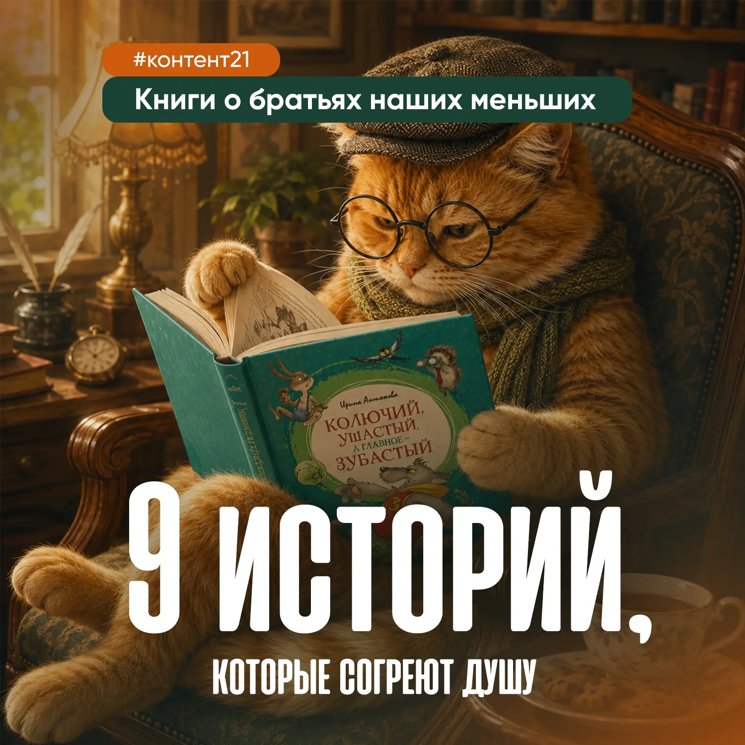9 книг о тех, кто делает нас добрее 🐶 🐱