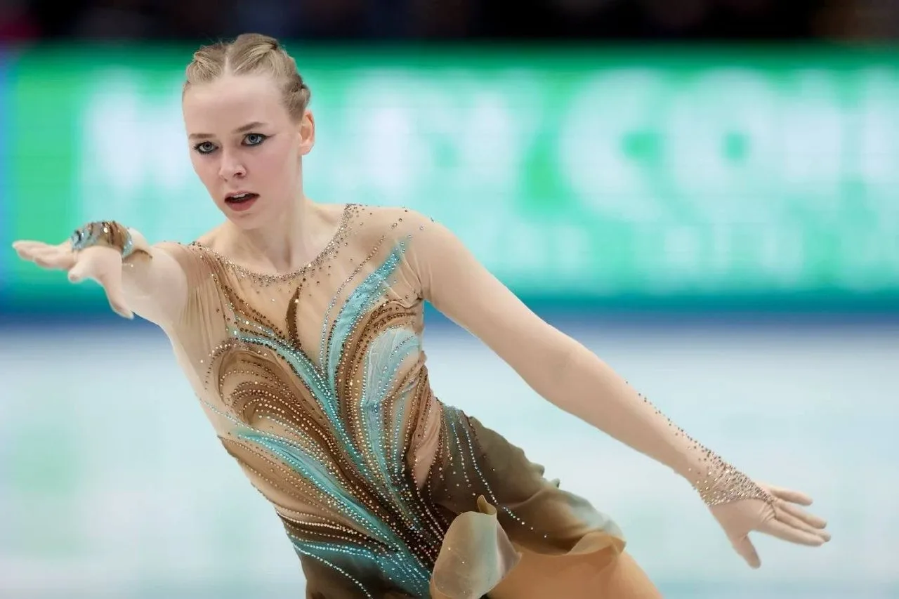 ✨Нина Петрыкина выиграла короткую программу на Trialeti Trophy