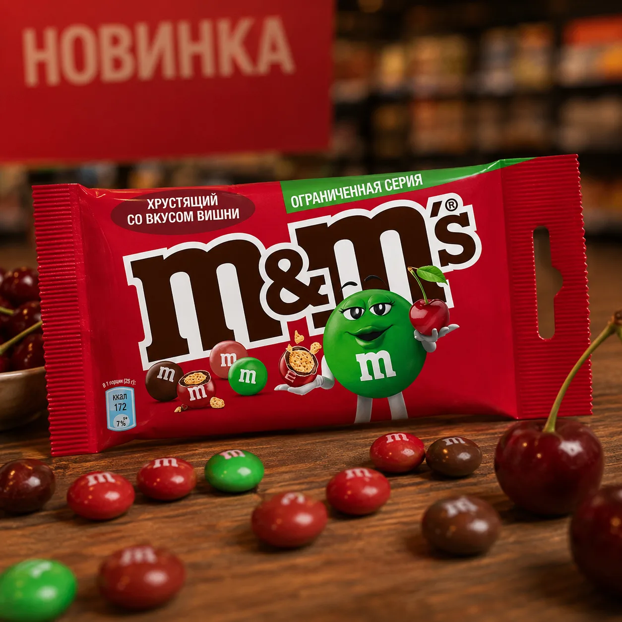 🍒 M&M's со вкусом вишни