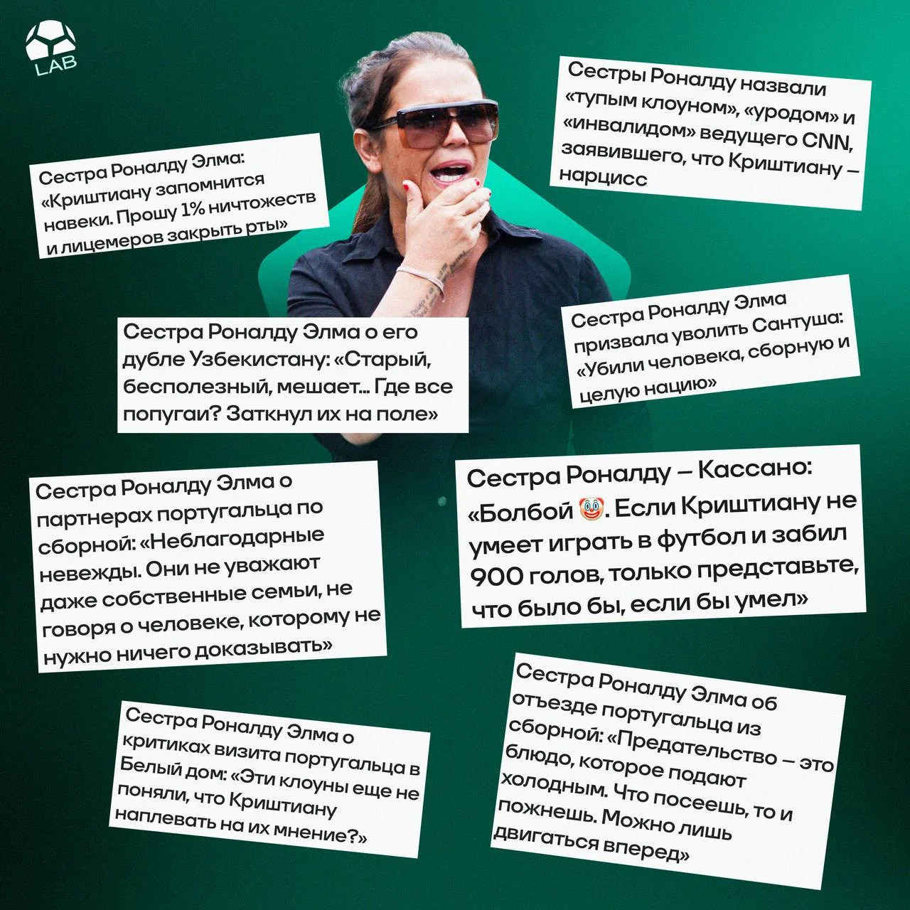 🤡🇵🇹 Партнеры – невежды, Сантуш – убийца, Кассано – клоун. Сестра Роналду – главный м...
