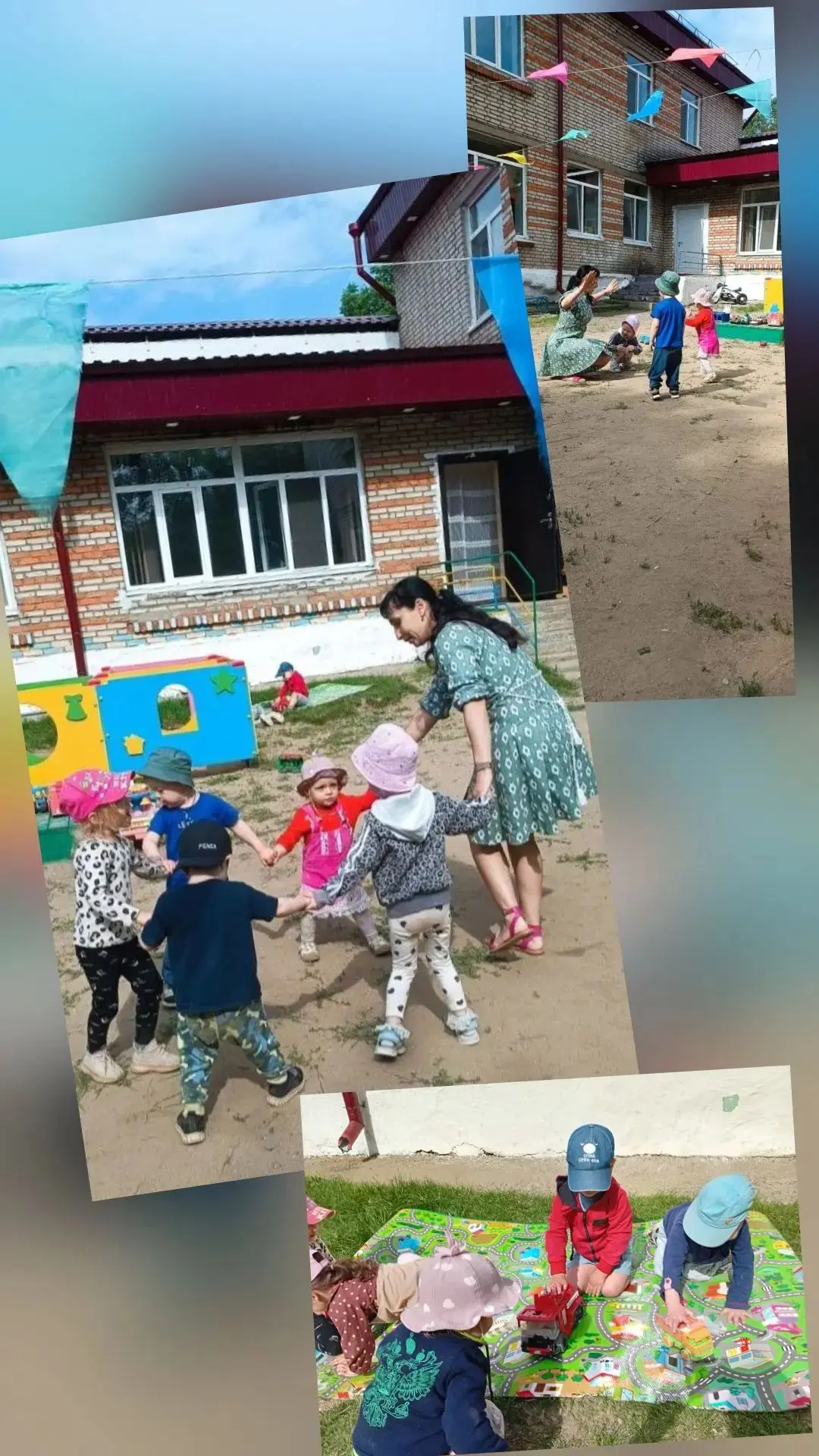 Наши малыши🥰
🫧Мы надули  шарик  - ух!🫧
🫧А пузырик хлопнул - бух!🫧
🫧Выше ручки поднимаем,🫧
🫧Б