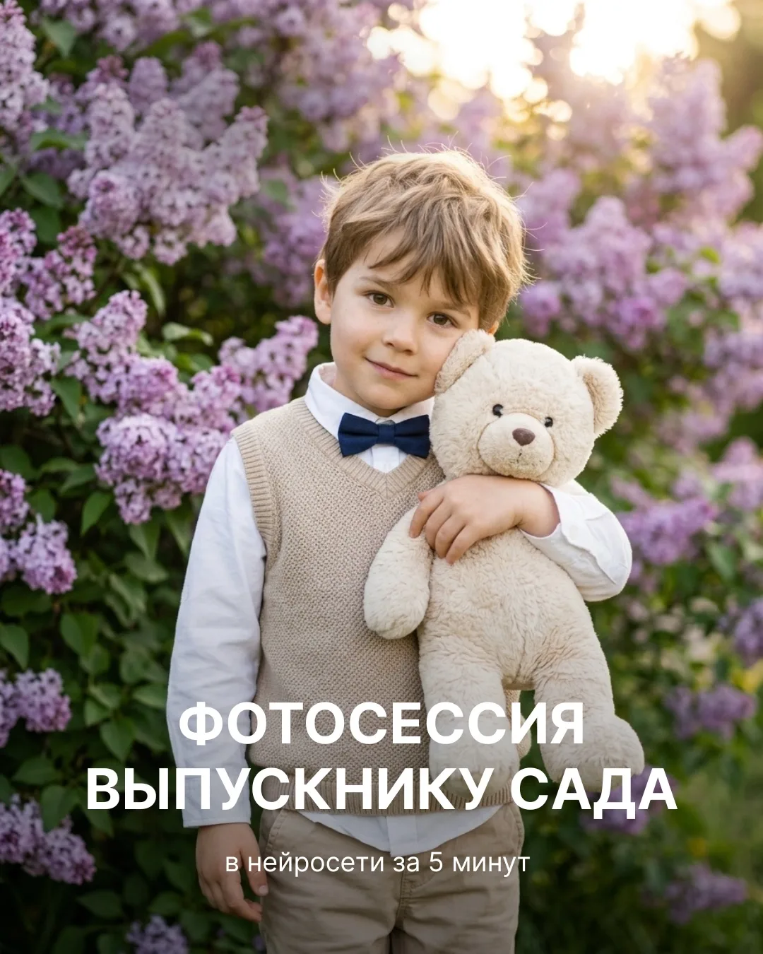СОХРАНЯЕМ ✅ ИИ фотосессия для садика - за 5 минут