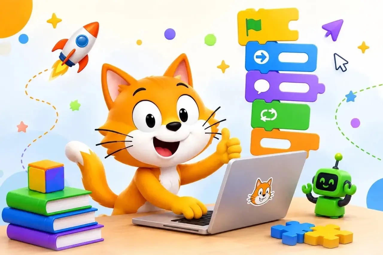 Открыт набор на курс «Азбука программирования: первые шаги в Scratch» (7-9 лет)🐱