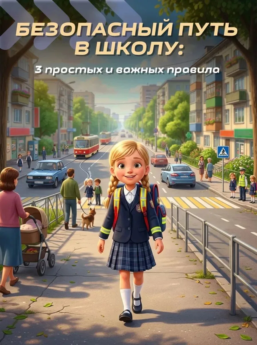 🚦В школу только безопасной дорогой!
