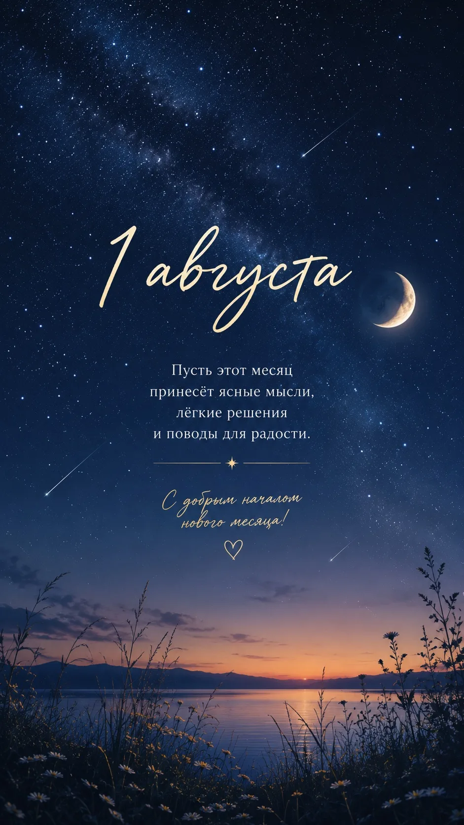 Вот и август наступил.