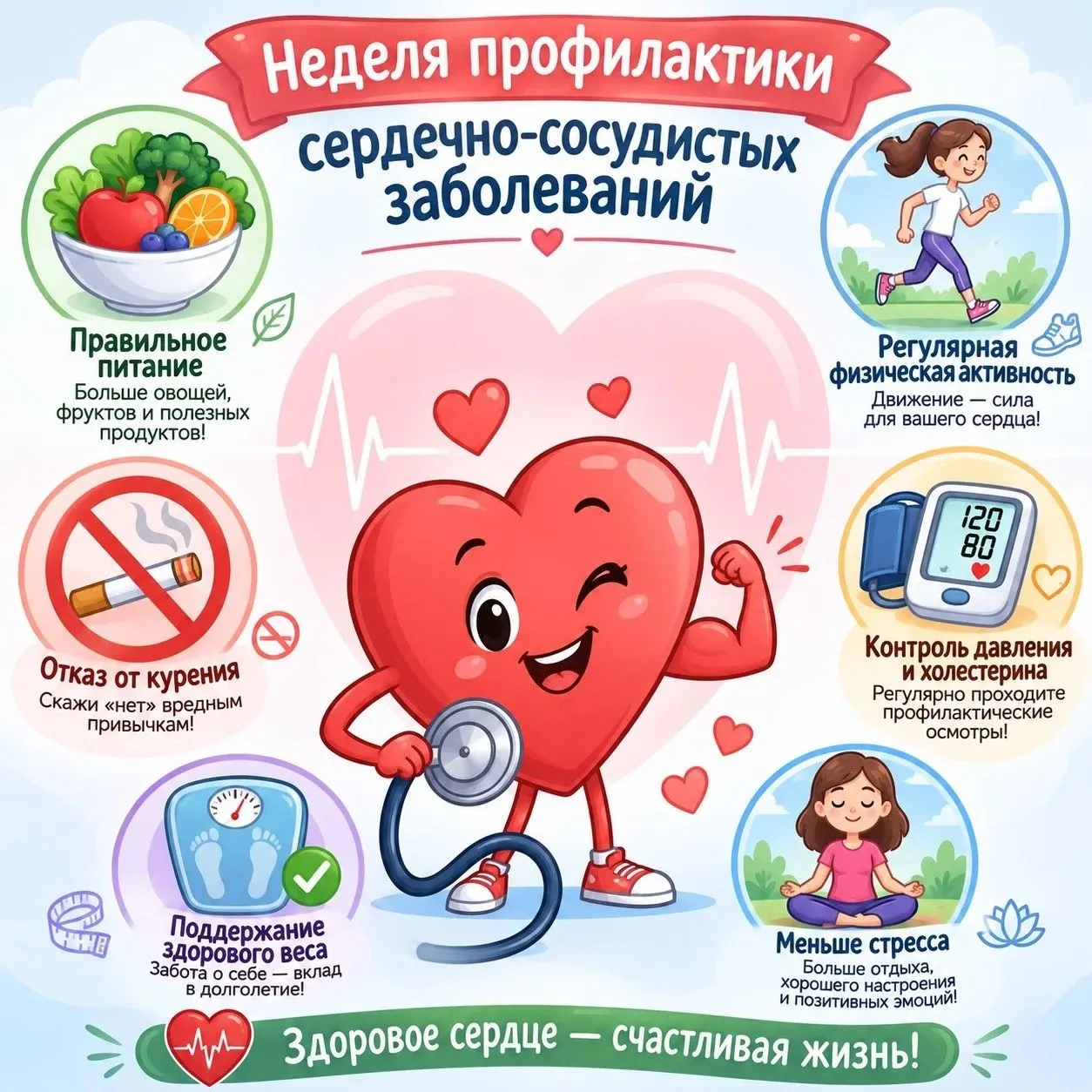 ❤️ Неделя профилактики сердечно-сосудистых заболеваний