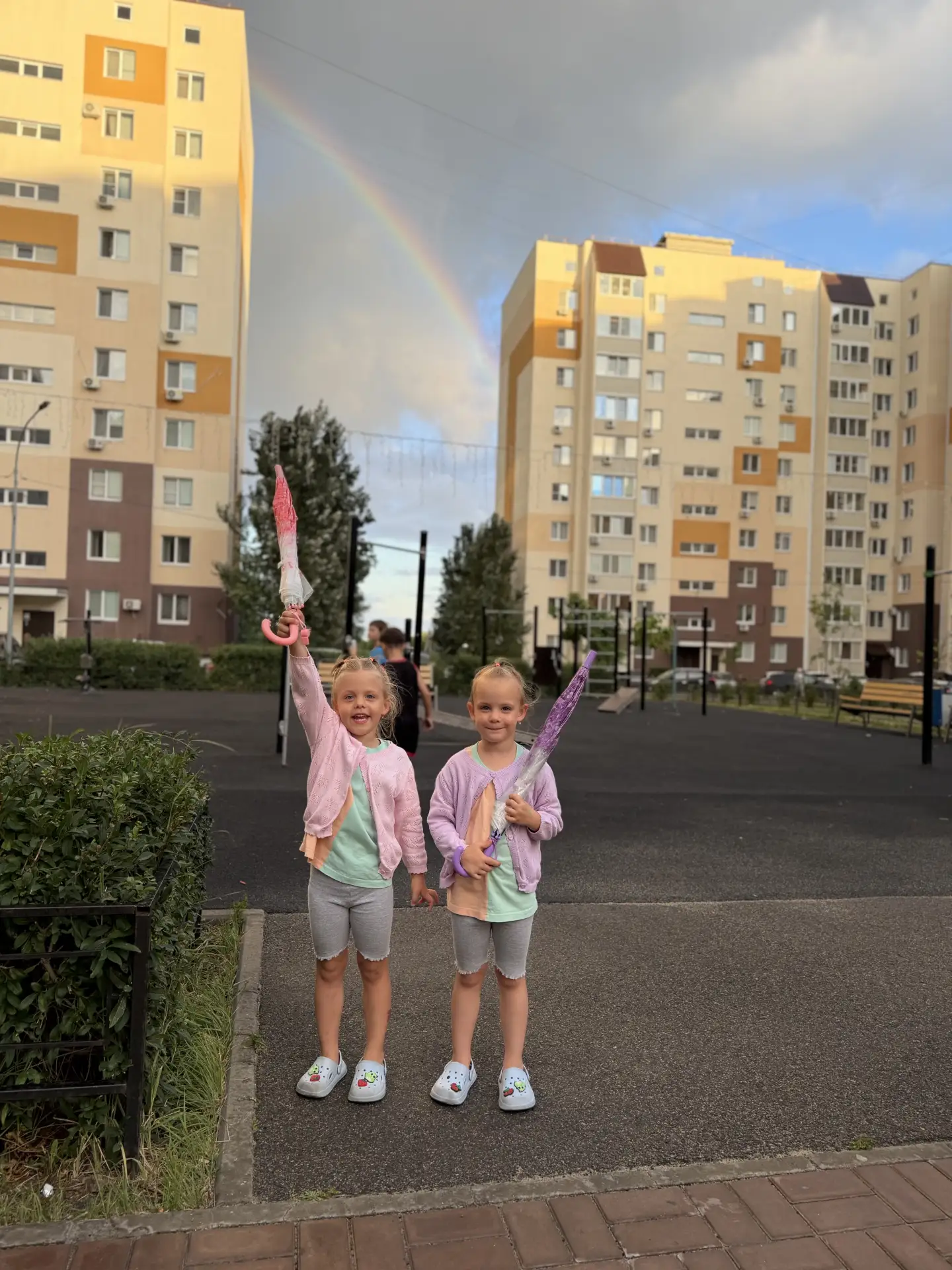 Прогулка под дождем.