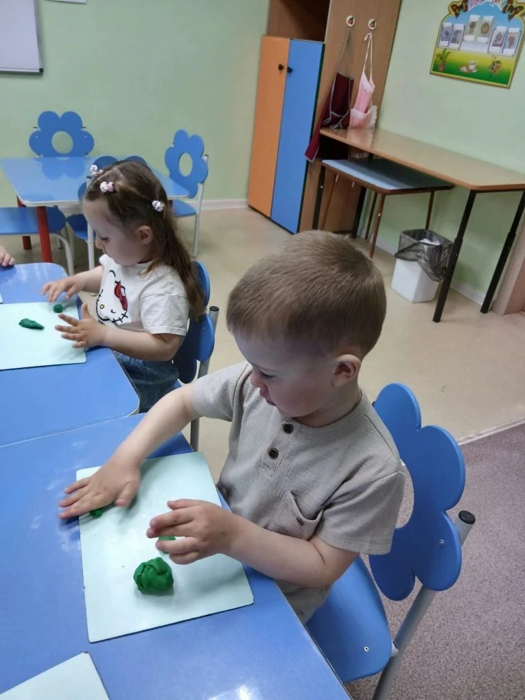 Лепка "Гусеница"🐛🐛🐛