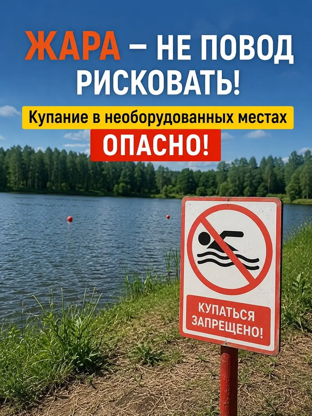 🌡️ Жара не повод рисковать жизнью!

В Оренбургской области установилась аномально жаркая погода. В 