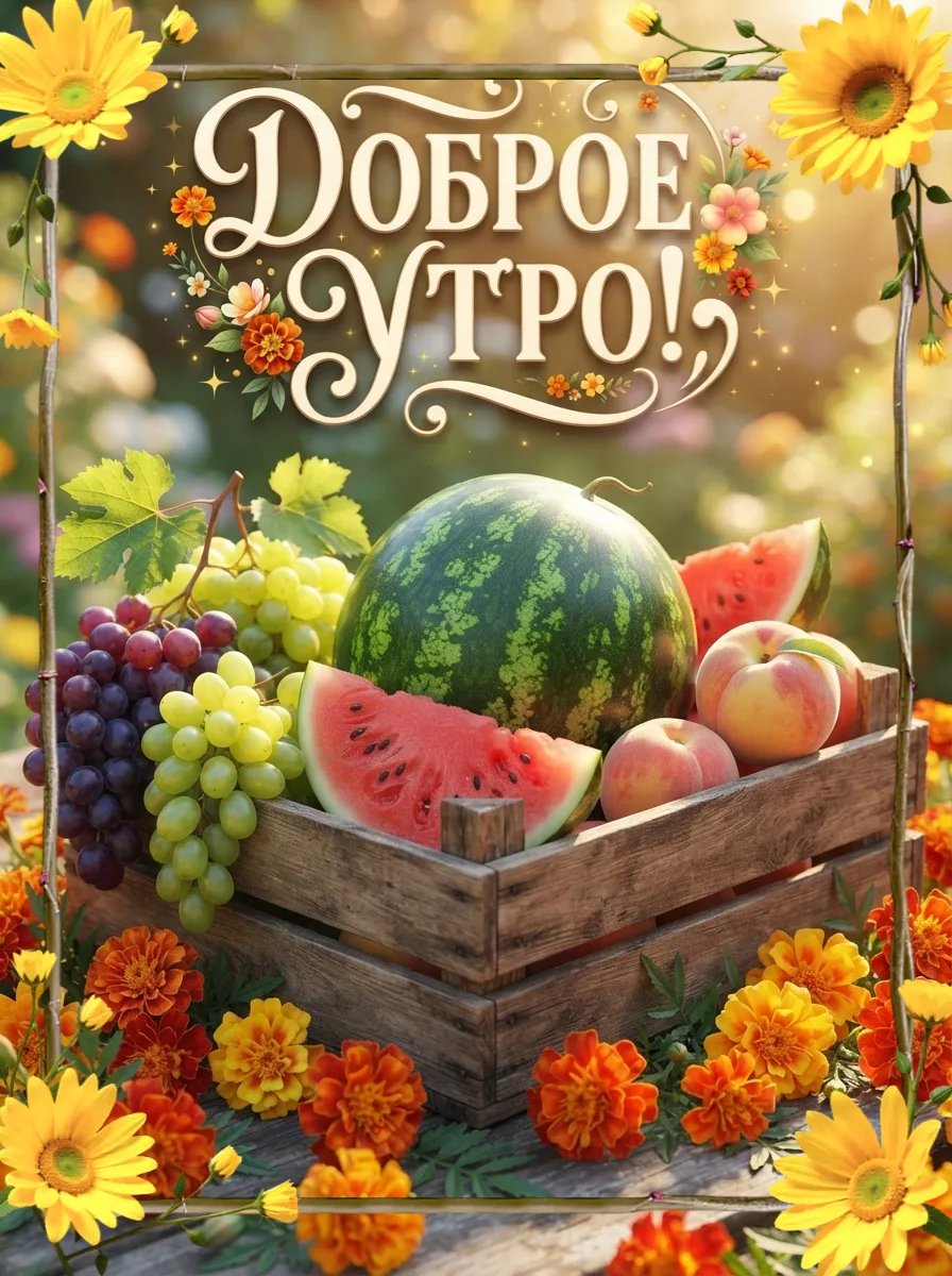 Доброе утро! Пусть этот день принесет только положительные эмоции и подарит радость. Пусть сегодня в