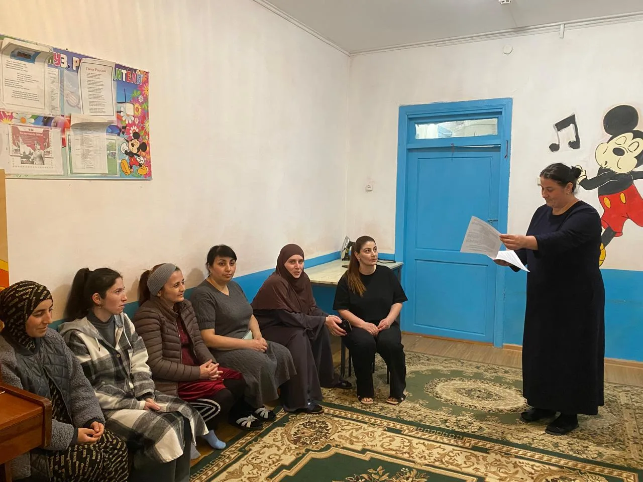 Воспитатель Гашимова Нажабат Шихахмедовна провела беседу с родителями воспитанников старшей группы п