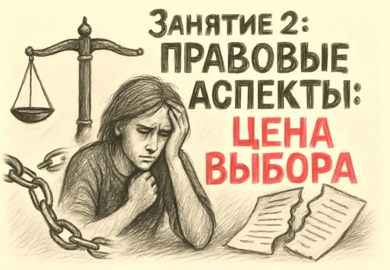 В нашей школе прошло второе  занятие «Правовые аспекты: цена выбора», направленное на ф...