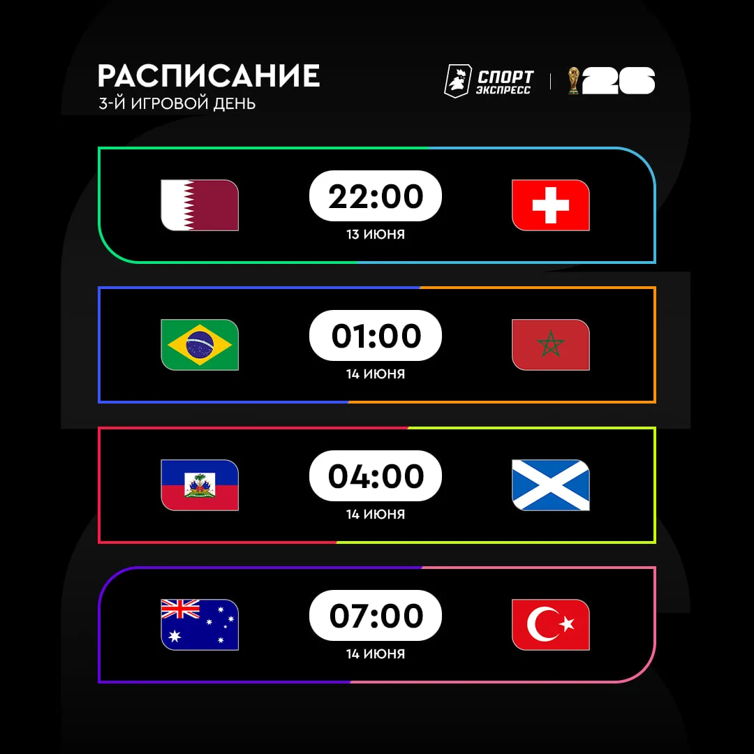 Главное — дотерпеть до 01:00 и посмотреть на сборную Бразилии 🤙