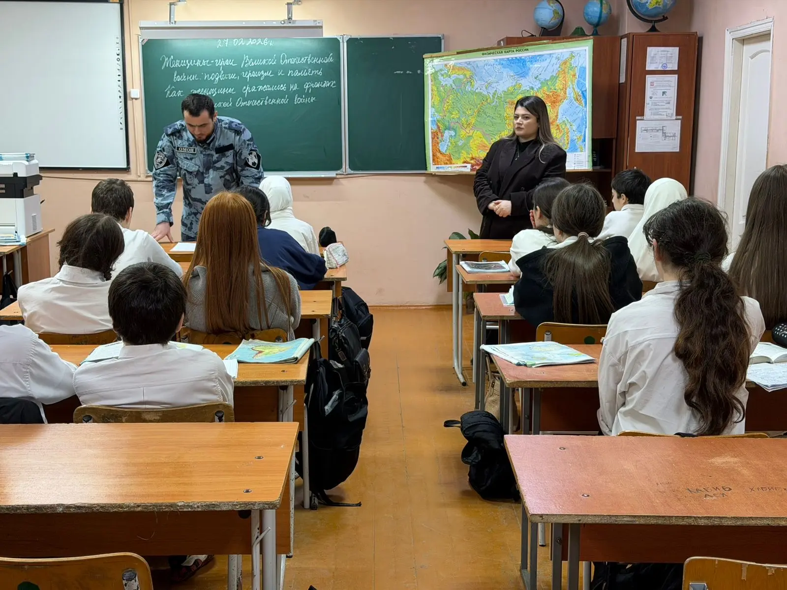 Сегодня, 27 февраля,  сотрудник ОМОН «Горец» Управления Росгвардии по республике Дагестан, майор пол
