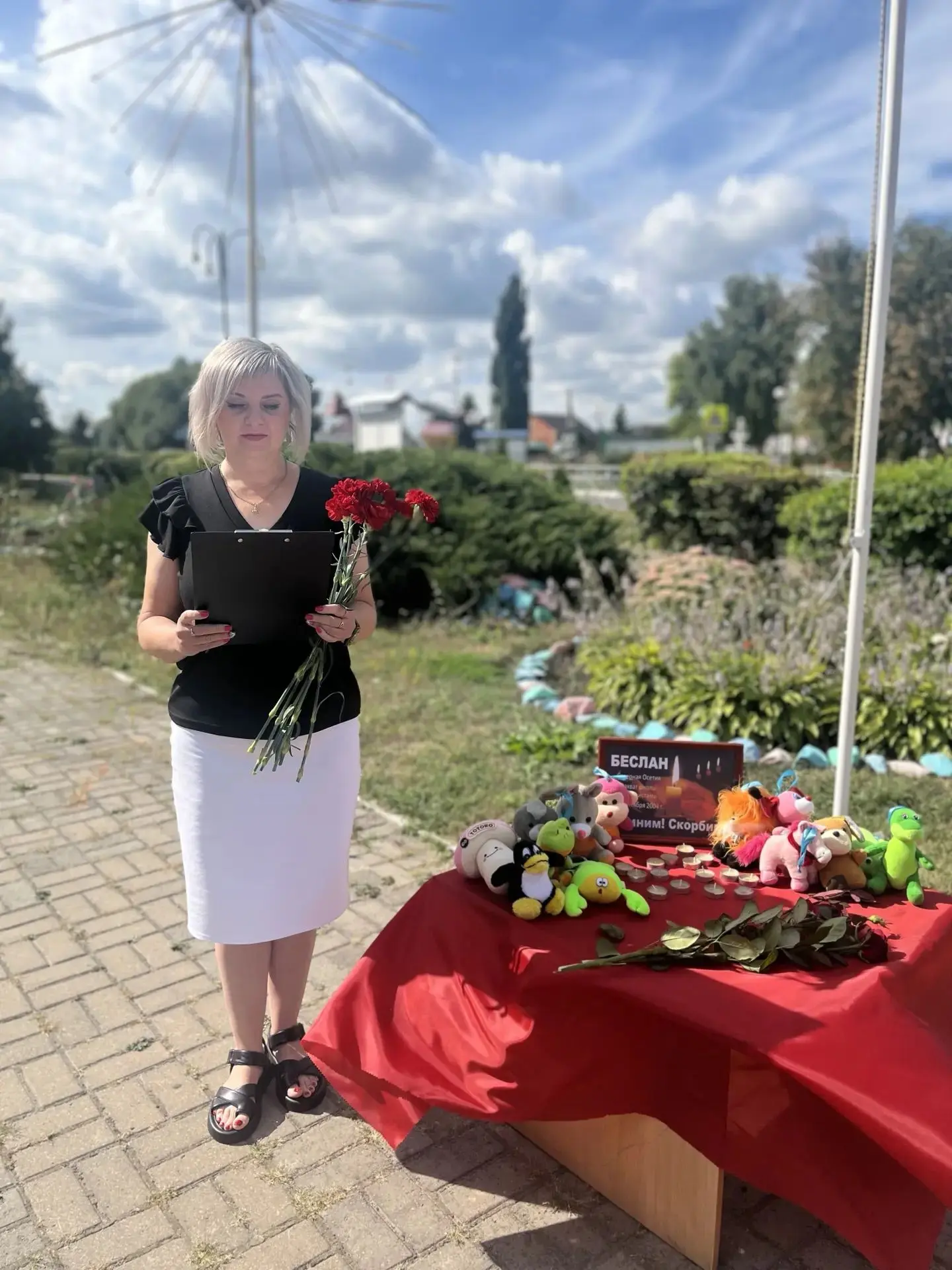 🥀Тематическая акция "Беслан- общая трагедия..."