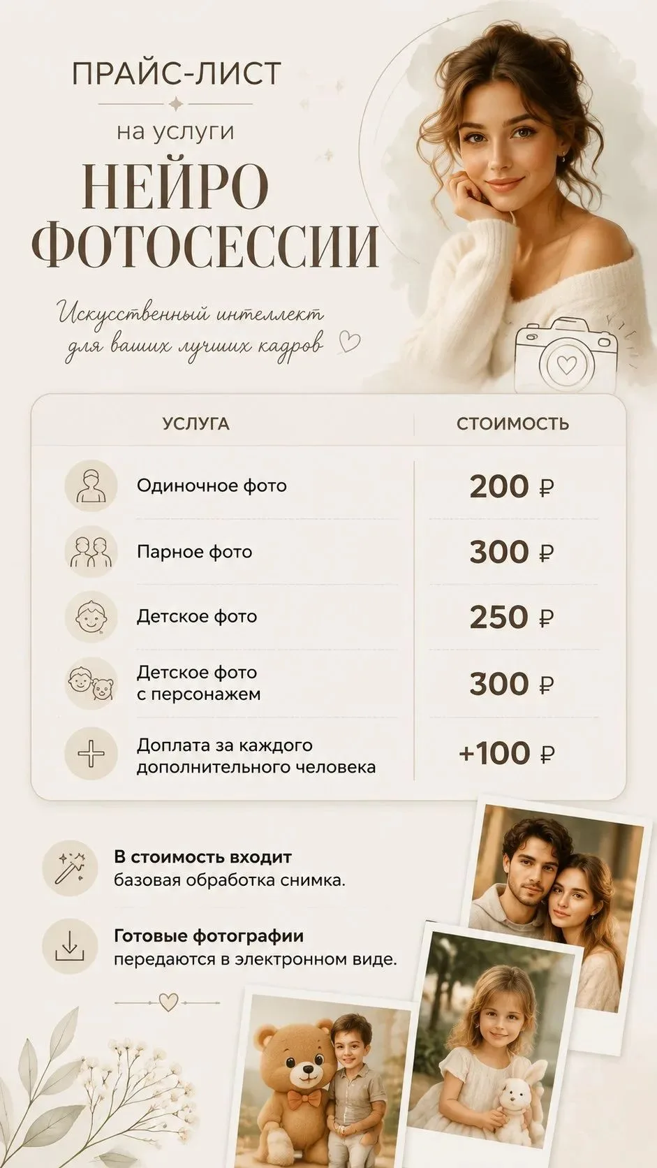 Наш прайс-лист на услуги♥♥♥