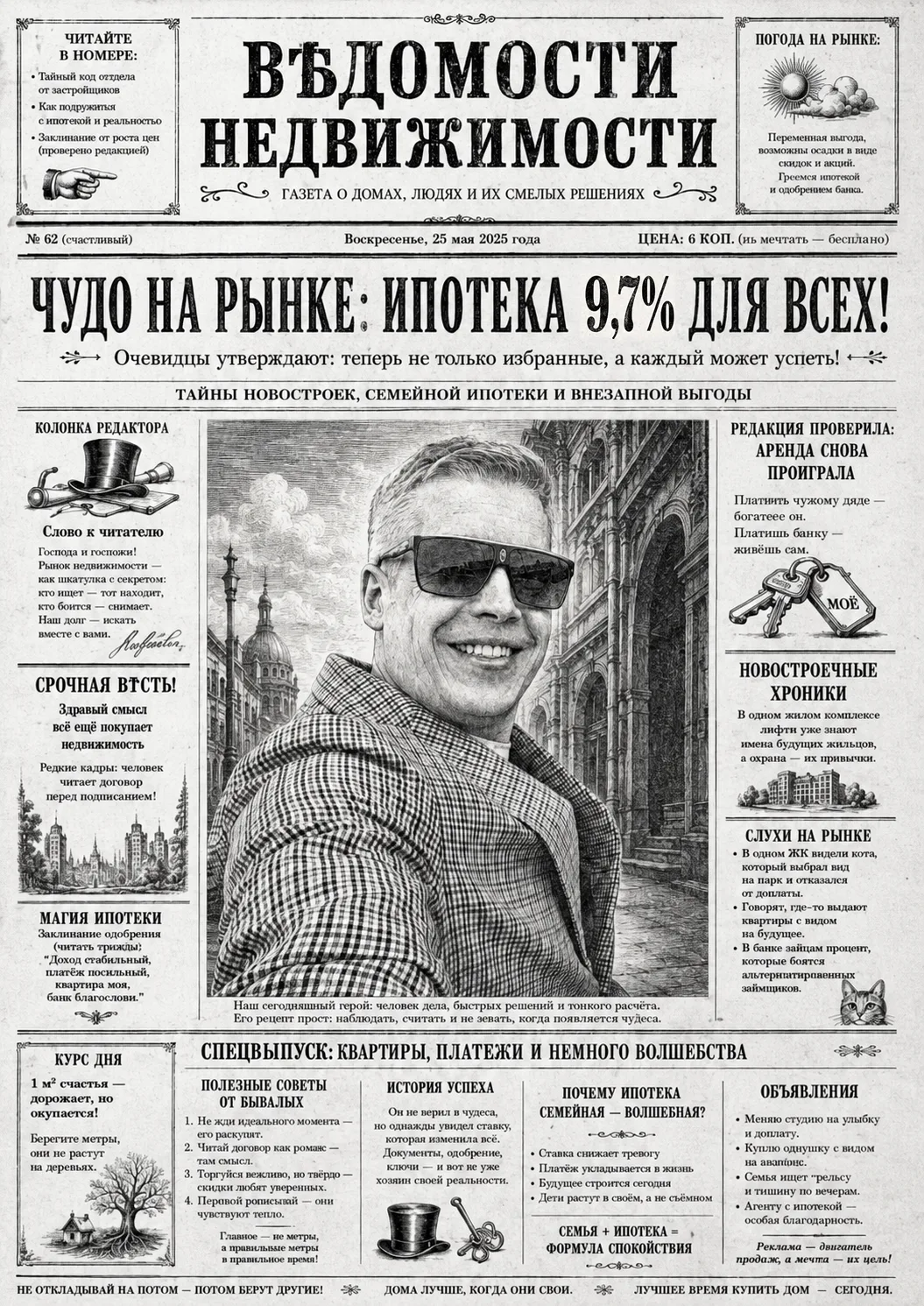 СЕНСАЦИЯ НА РЫНКЕ: ИПОТЕКА 9,7% ДЛЯ ВСЕХ!