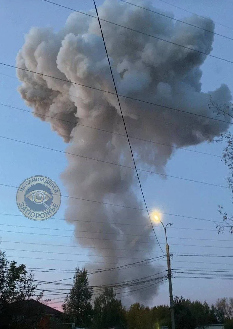 Мощные взрывы прогремели в оккупированной части Запорожской области