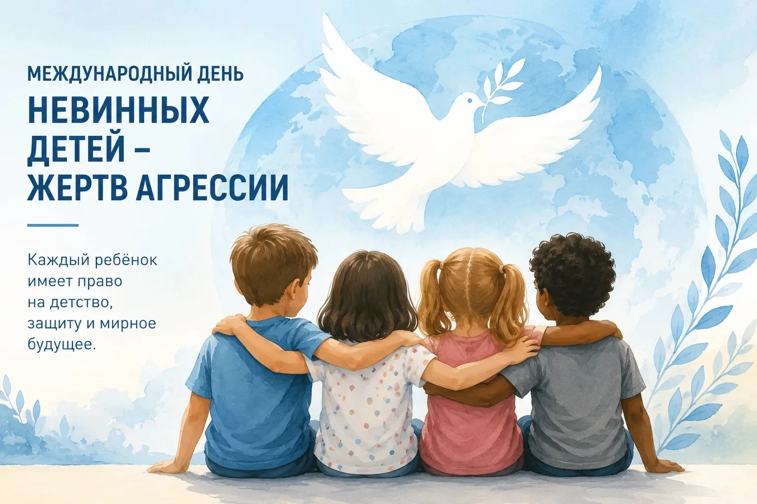 4 июня отмечается Международный день невинных детей – жертв агрессии, установленный Ген...