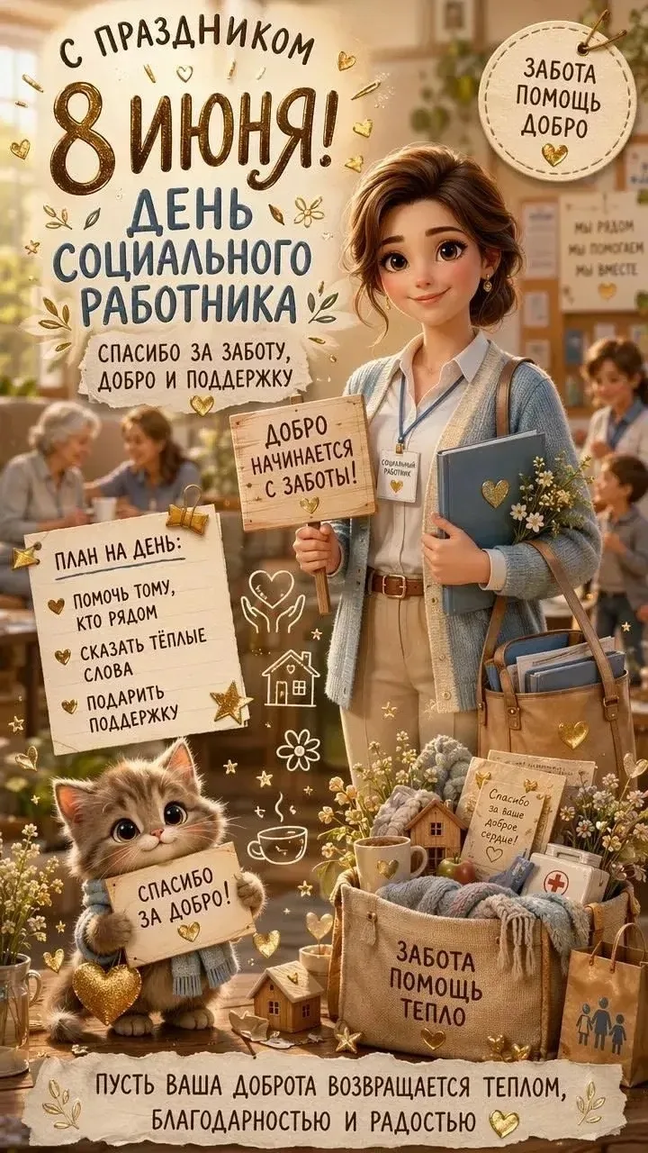 С Днём социального работника! ❤

Сегодня мы отмечаем профессиональный праздник тех, чья работа держи