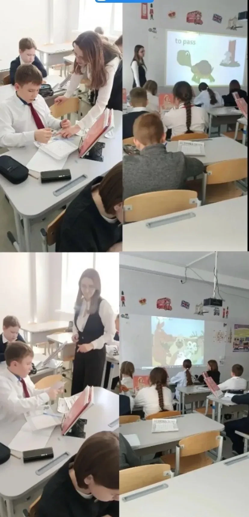 Как прошел первый день Недели иностранных языков? 👀  🐰 Одним из событий дня стала выставка, посвящён