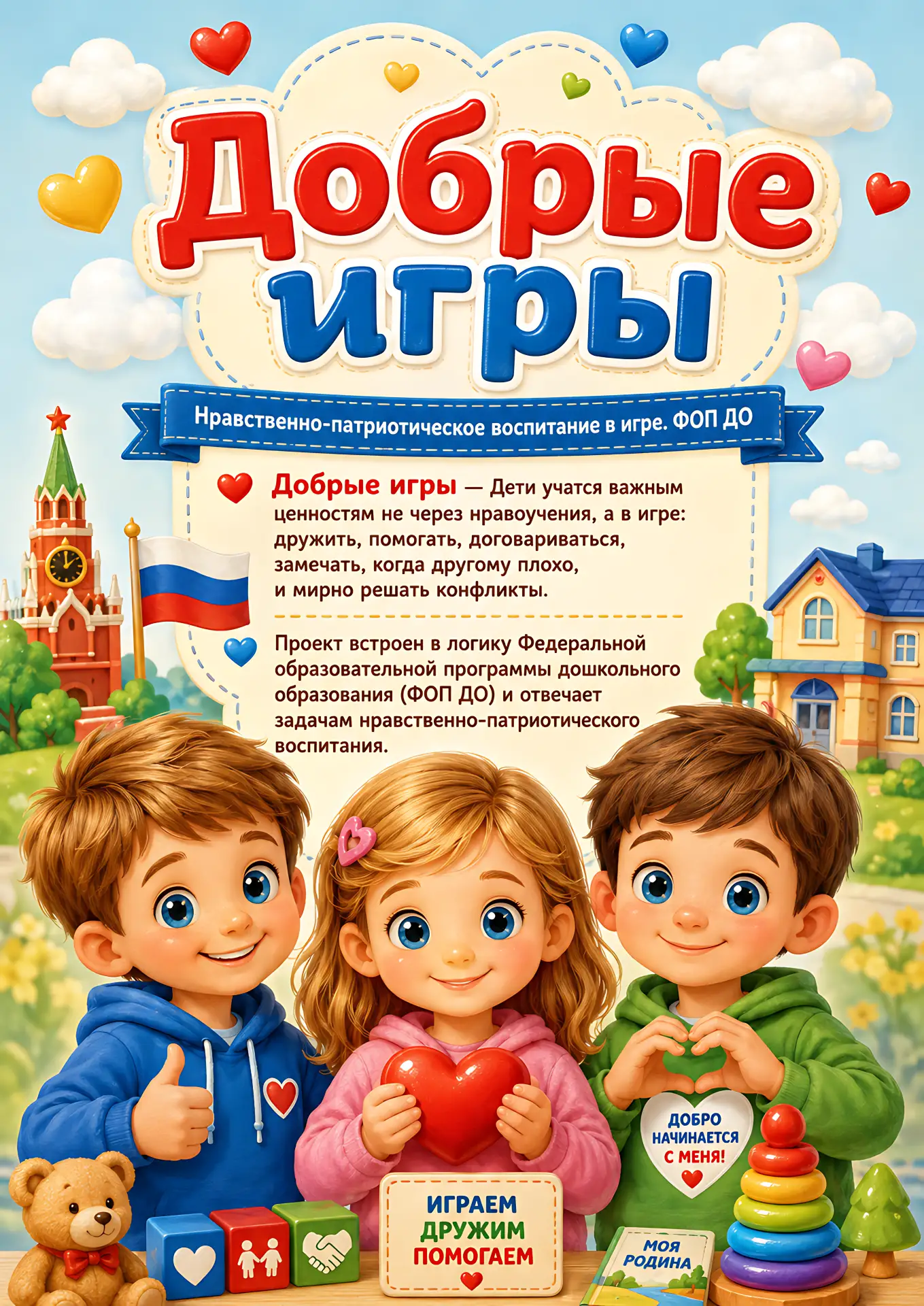 🎉 Старт проекта «Добрые игры»! 🎉