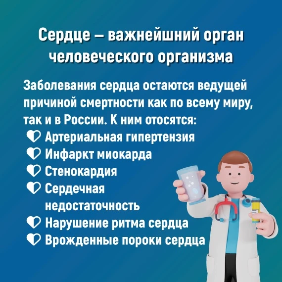 Сегодня мы говорим о важном органе нашего организма — сердце.

А именно о ХСН — хронической сердечно