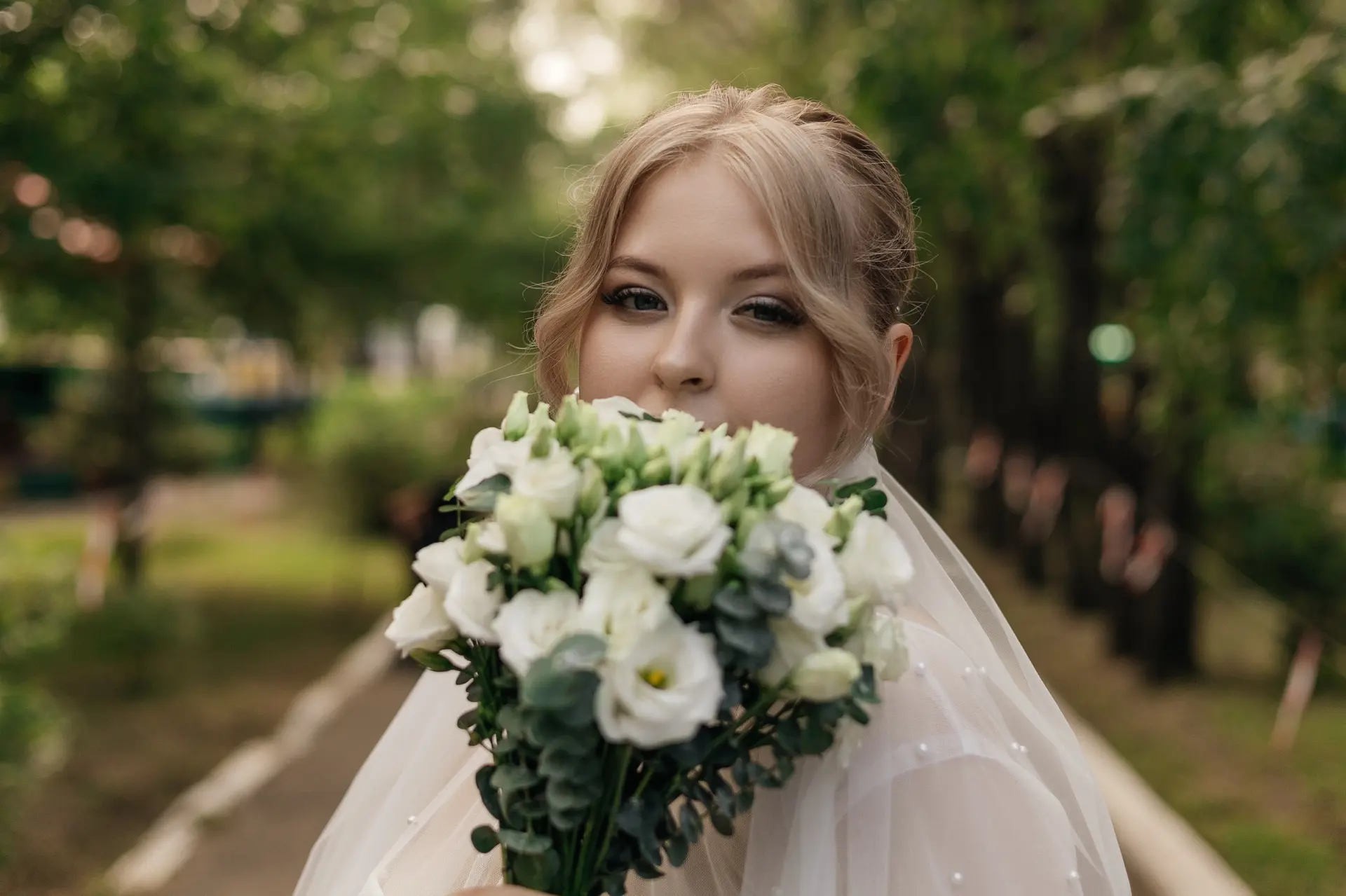 Макияж и прическа для невесты Евгении 26.06.26 👰🏼‍♀️🤵🏻