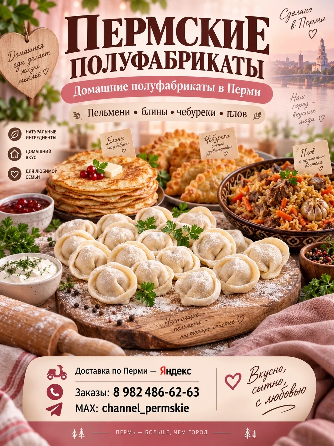 🥟 МЕНЮ «ПЕРМСКИЕ ПОЛУФАБРИКАТЫ»
