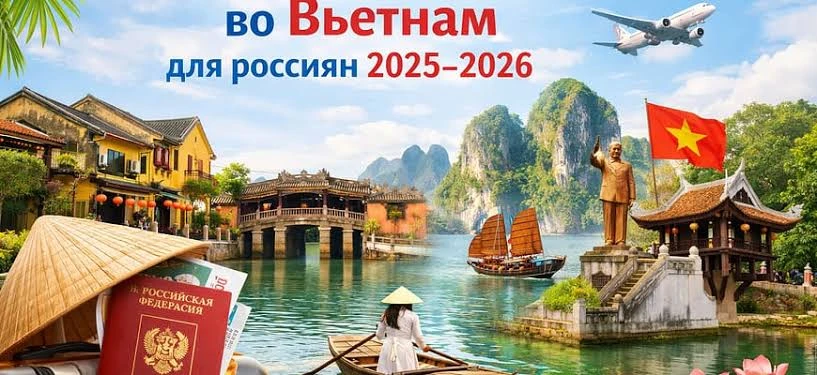 Россияне массово едут отдыхать во Вьетнам. По итогам этого года во Вьетнаме отдохнут 1,...