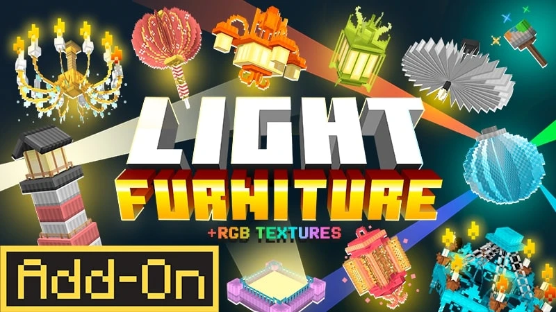 Add-on "Light Furniture"
  
Добавьте реалистичные блоки освещения с уникальными частицами и оживите 
