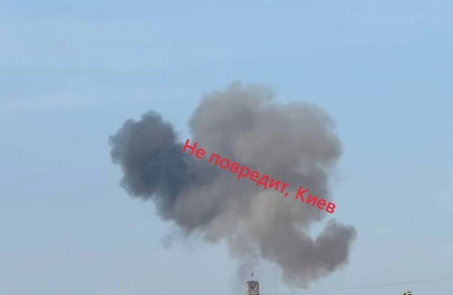Снова прилёт по Северному мосту в Киеве