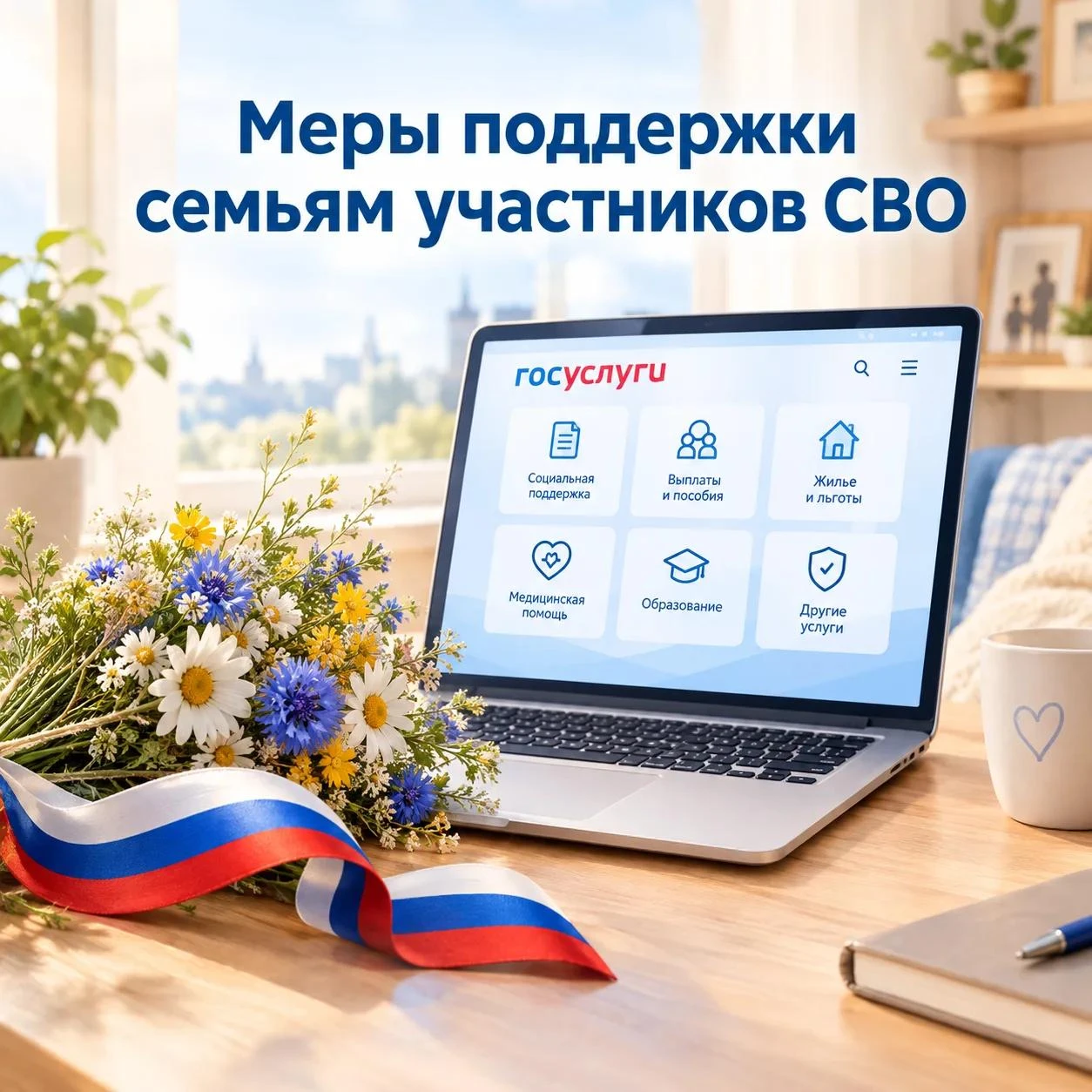 Информация о мерах социальной поддержки для участников СВО и членов их семей 🇷🇺
