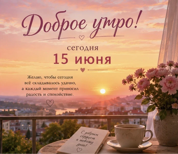 ☀️☀️☀️
Доброе утро, жителям Крымского района!☀️
Сегодня Понедельник 15.06
Сейчас мы расскажем, что н