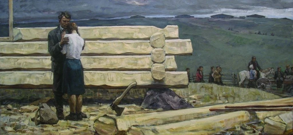 ...Мы спрятались на крыльце под навесом, а гроза грохотала во всю мощь, и, помнится, мы...
