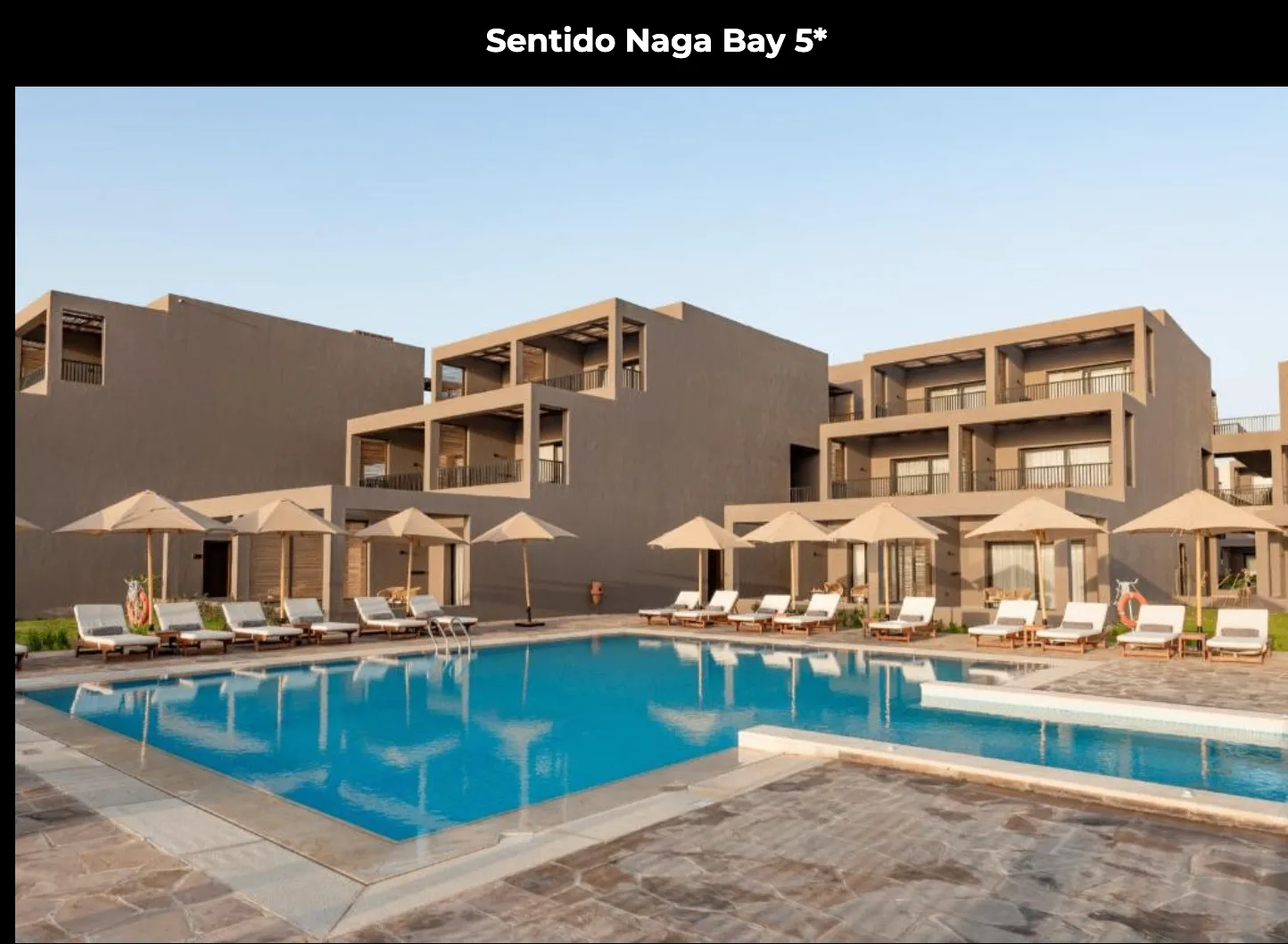 Новый отель Sentido Naga Bay
 в живописном прибрежном районе Soma Bay (Хургада) создан для тех, кто 