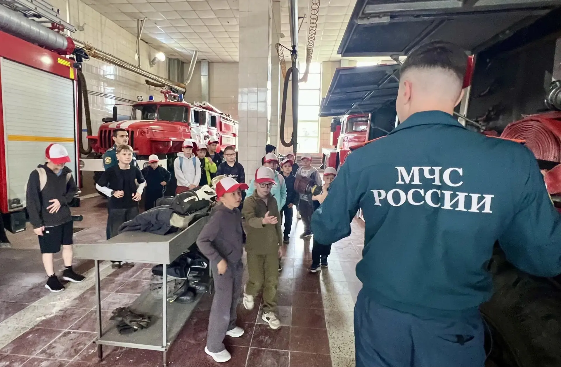 🚒 Экскурсия в пожарно-спасательную часть