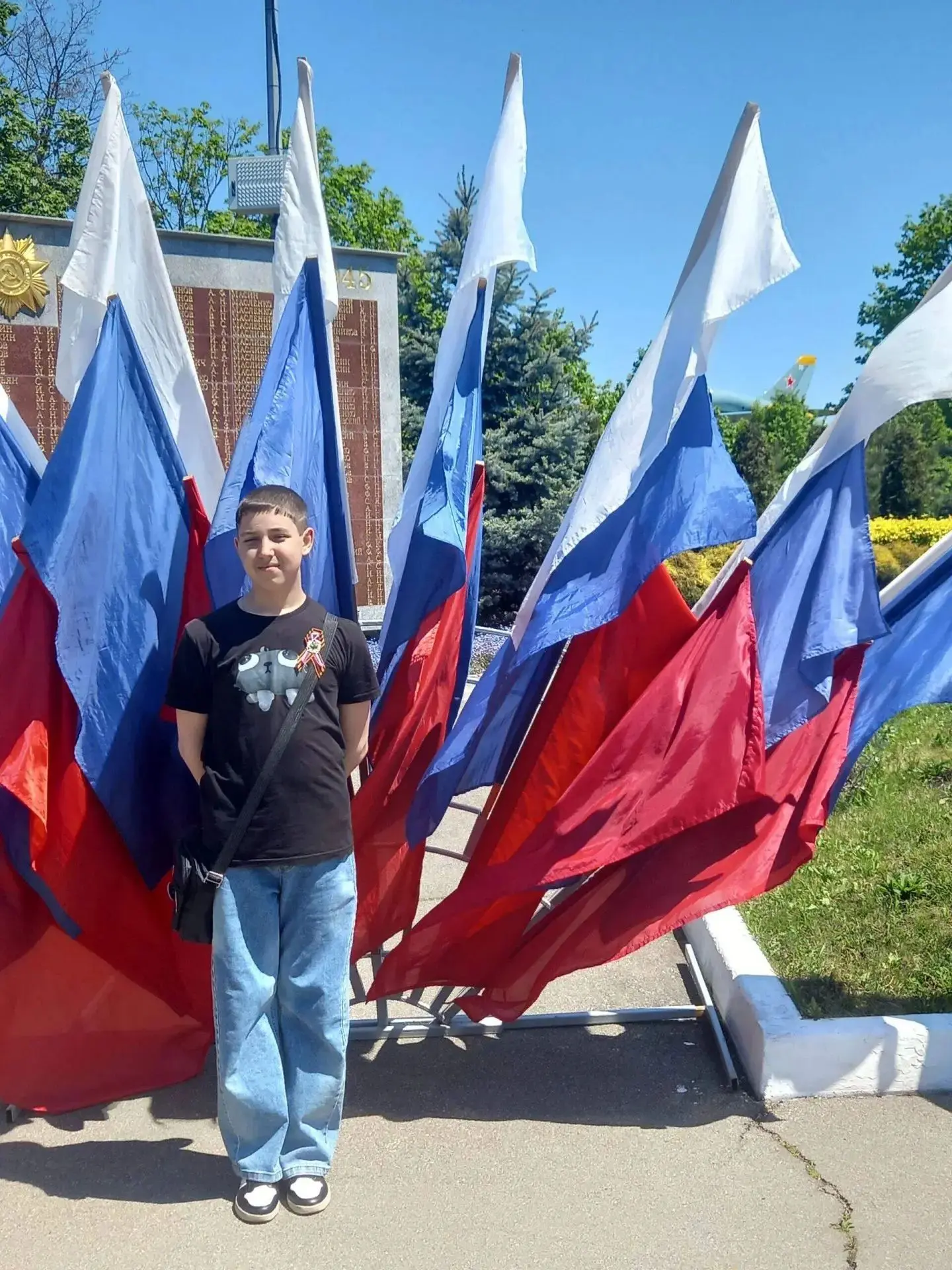 Васильев Алексей , ученик  6 «А» класса, принимает участие в фоточеллендже «Мой Триколо...