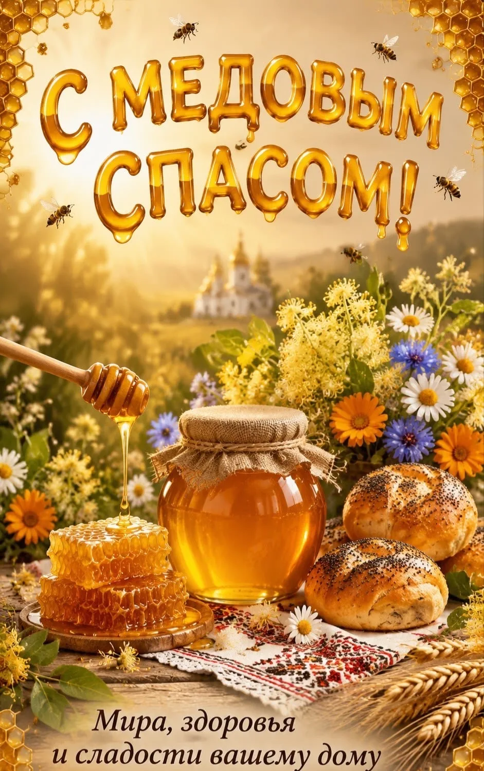 Медовый Спас — сладкое начало осени!🐝🐝🐝