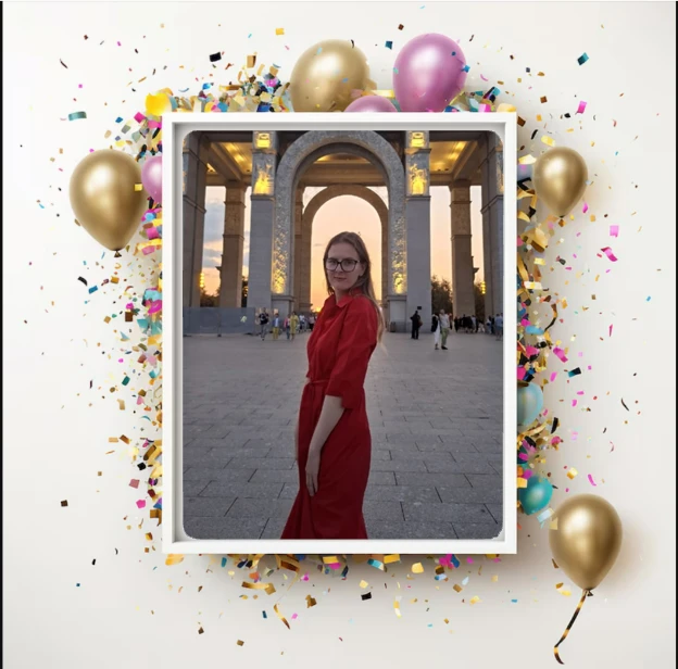 🥳Команда КиноФотоСтудии ПГУ поздравляет с днем рождения фотографа Дарью Кокшину!