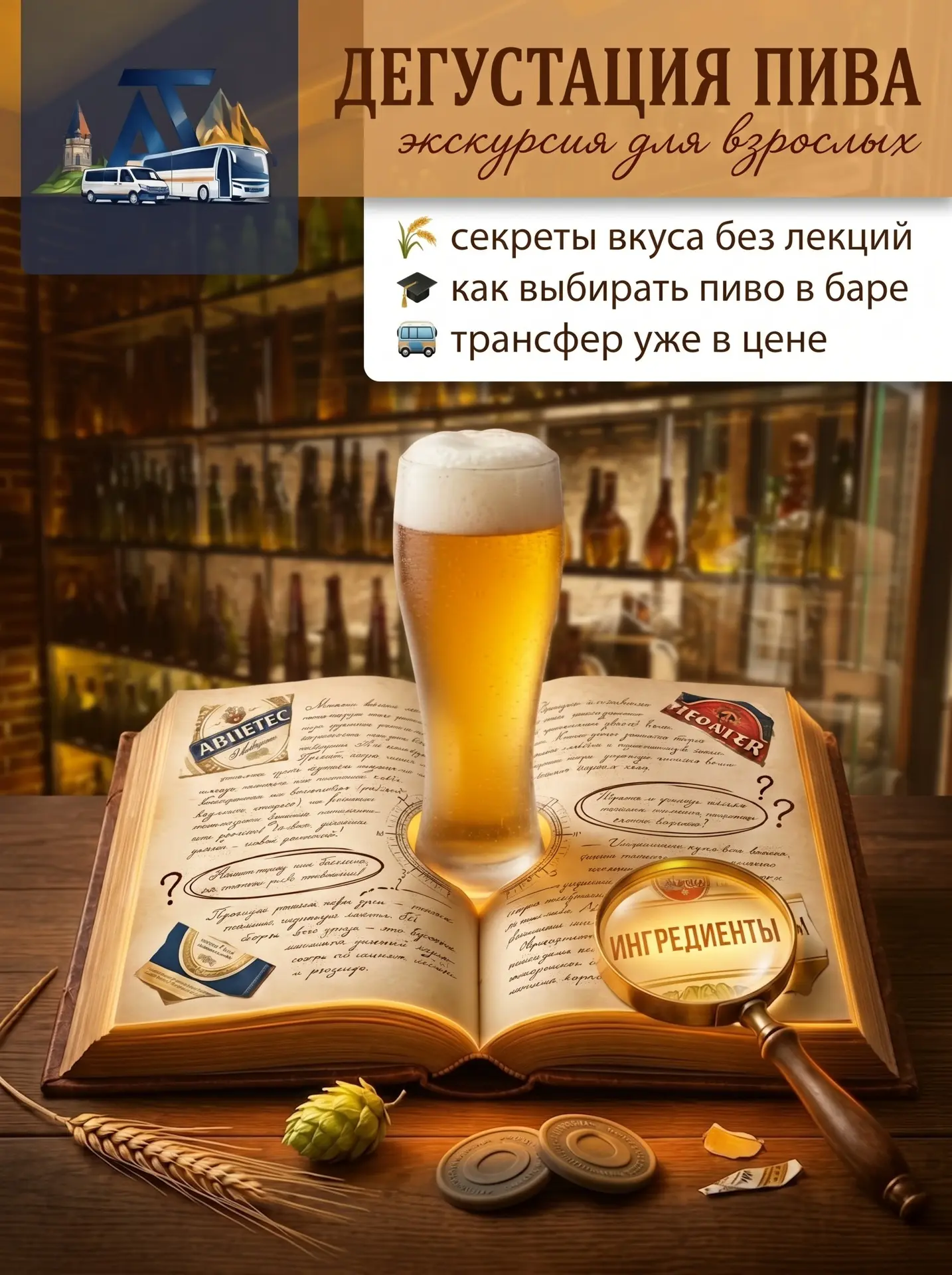 🍻 «Пенная история Красноярска»: отдых со вкусом для взрослых!