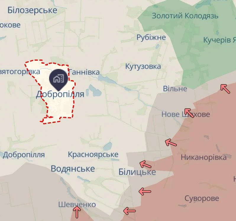 ВС России прорвались в Доброполье: город превращается в «серую зону»